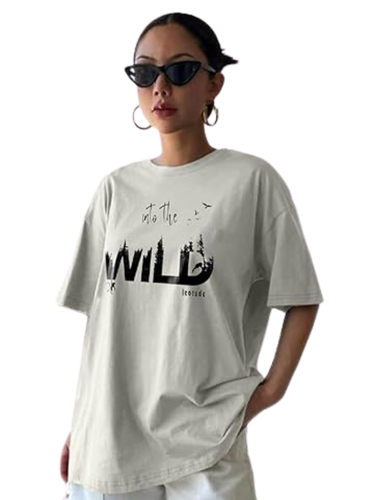 white oversized tshirt