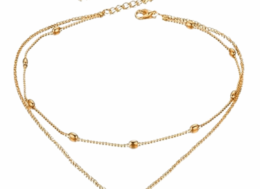 double layer necklace