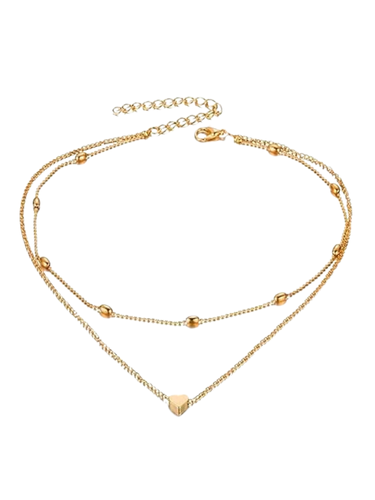 double layer necklace