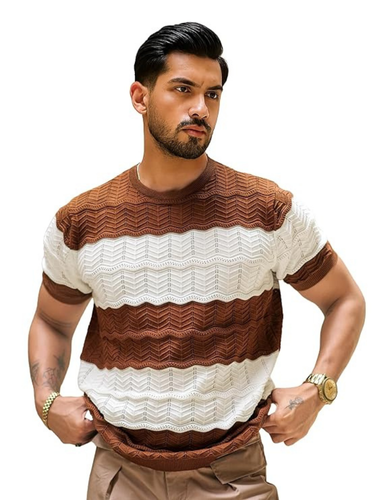 brown tshirt for men