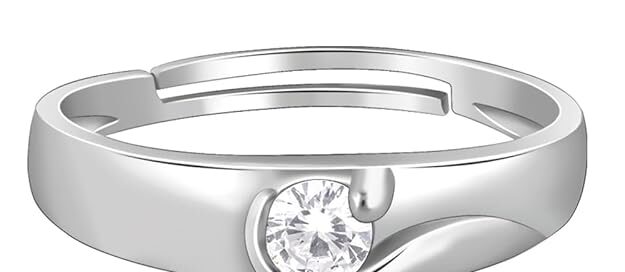 Silver ring for men